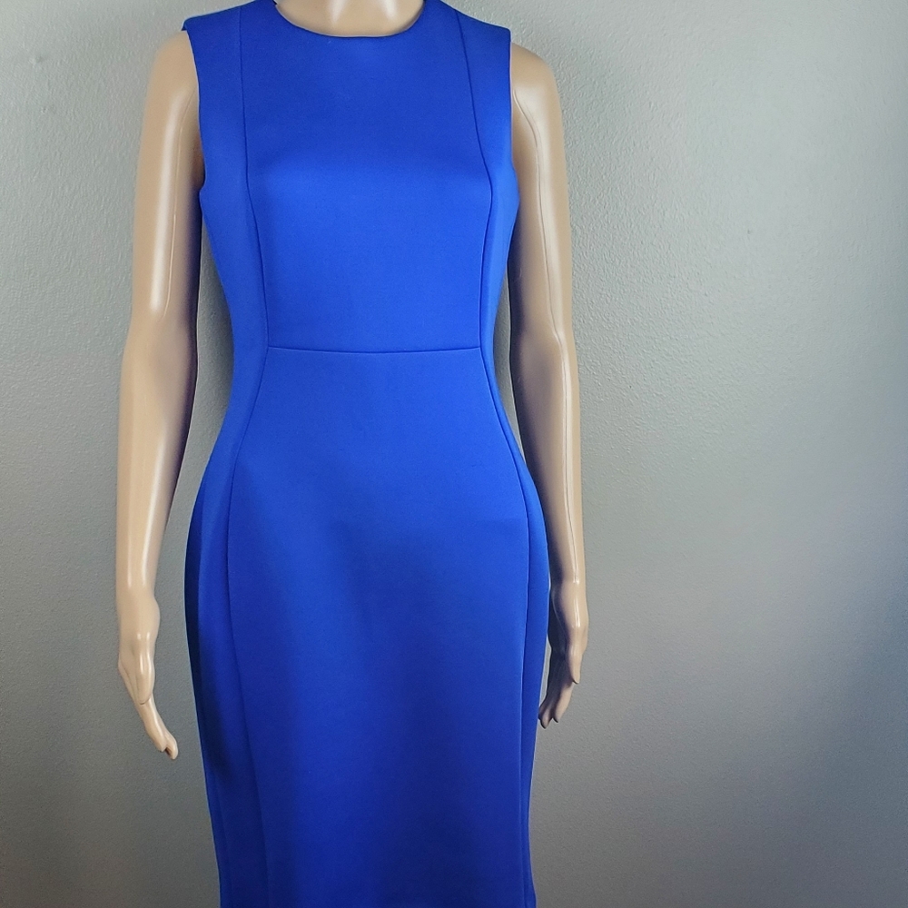 Calvin Klein Royal Blue Midi Dress